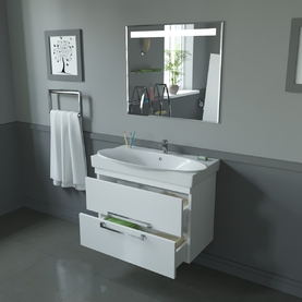 Мебель для ванной Intero - тумба + умывальник Prima 80 см