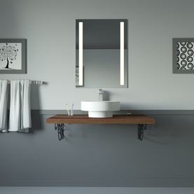 Мебель для ванной Intero - столешница + умывальник Wood 90 см