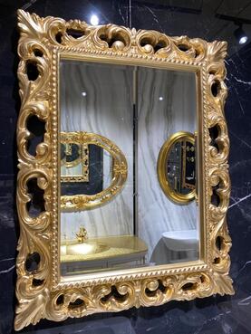 Зеркало Claudio Di Biase - 5.1885-B-O золото 750х950