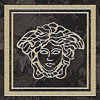 Керамограніт Versace Fir.med.lap nero/oro 9,8x9,8 G0047300 фото