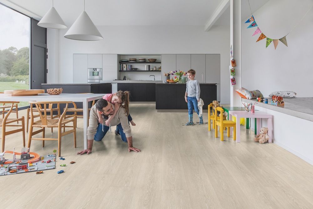Ламінат Quick Step Majestic 3554 Дуб долина світло-бежевий MJ3554 фото
