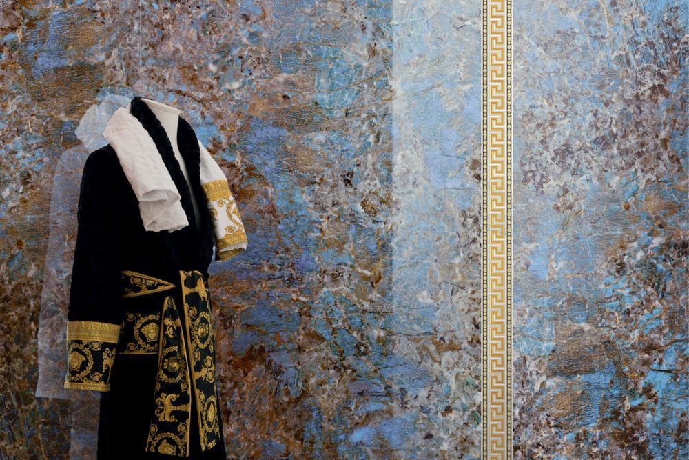 Керамограніт Versace Maximvs galax.blue lux r 60x60 G67625 фото