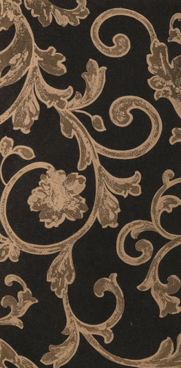 Керамограніт Versace Dec.barocco nero-oro 39x78 G0262690 фото