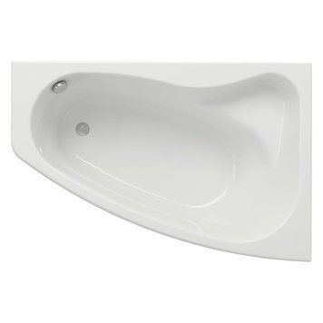 Ванна асиметрична Cersanit Sicilia New 150x100 см права з ніжками S301-096 фото