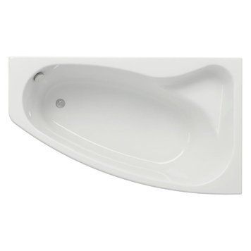 Ванна асиметрична Cersanit Sicilia New 170x100 см права з ніжками S301-098 фото
