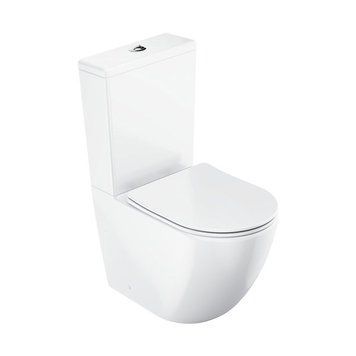 Ravak WC Optima Combi RimOff підлоговий, Білий X01870 фото