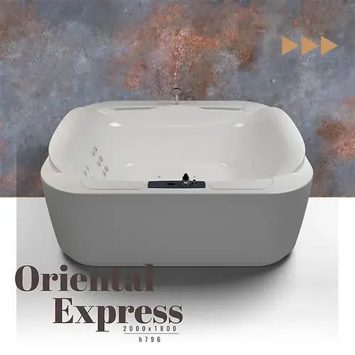 Гідромасажна ванна WGT Spa Oriental Express 200х180см BT-WGT-SPA-ORE-200 фото