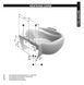 Гидромассажная ванна WGT Spa Water Hall 200х160см BT-WGT-SPA-WHAL-200 фото 8