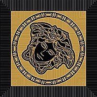 Керамограніт Versace Toz.med.nat nero/oro 9,8x9,8 G0047120 фото