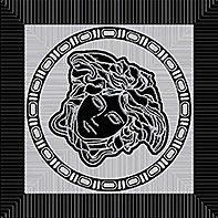 Керамограніт Versace Toz.med.nat nero/pla 9,8x9,8 G0047121 фото
