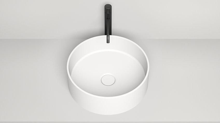 Умывальник глянцевый WGT ELEGANZA 02 450х150х450 500144 фото