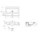 Умивальник Cersanit Como 70 см меблевий з отвором для змішувача K32-015 фото 4
