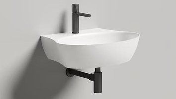 Умывальник глянцевый WGT MARE 01 450х150х580 500139 фото