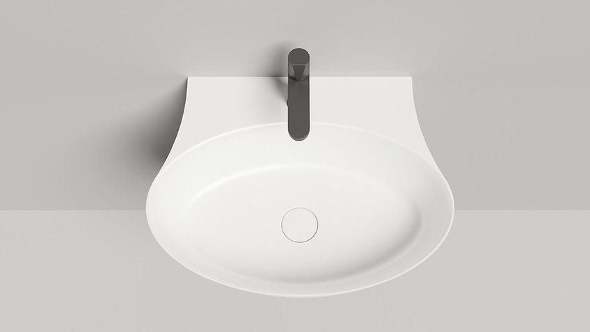 Умивальник глянцевий WGT MARE 01 450х150х580 500139 фото