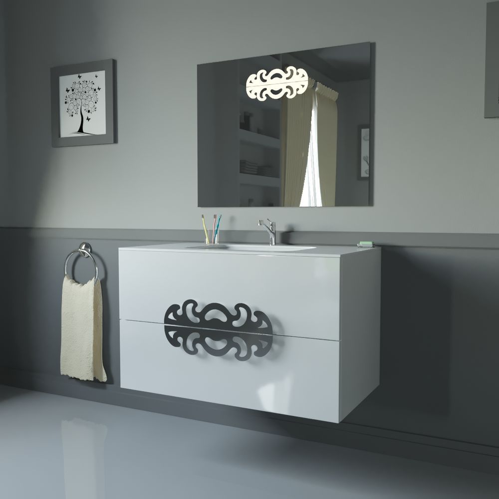 Тумба з умивальником Intero Glamor 90 см glamor_90 фото