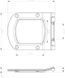 Ravak WC Сидіння з кришкою Classic Slim, Біле X01673 фото 4