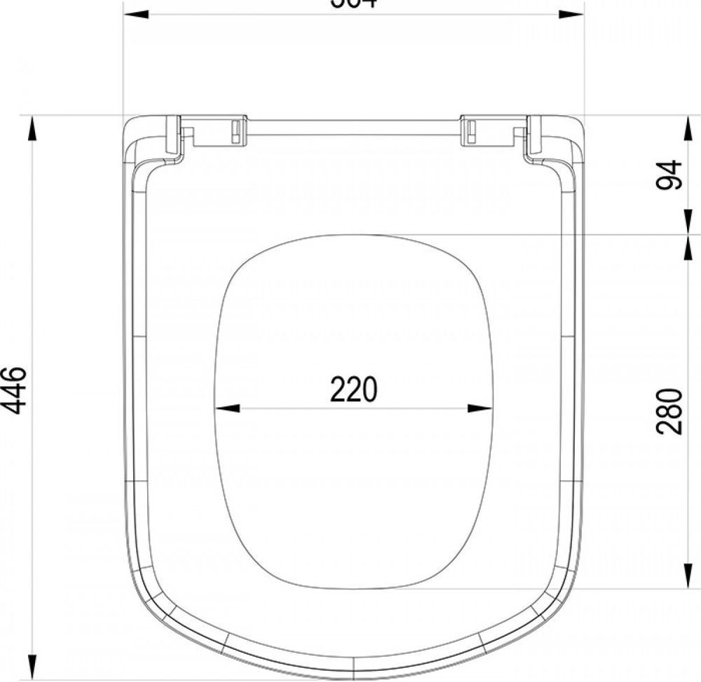 Ravak WC Сидіння з кришкою Classic, Біле X01672 фото