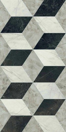 Керамограніт Versace Tarsia cubic.nero lu3r 60x120 PF60014098 фото