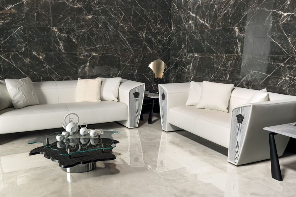 Керамогранит Versace Emote onice bianco lap 78x78 G262500 фото