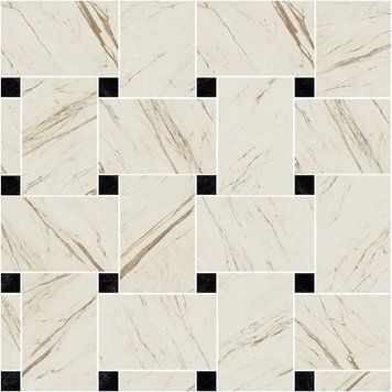 Керамограніт Versace Mos.intrec. bian-nero 29,1x29,1 G0240531 фото