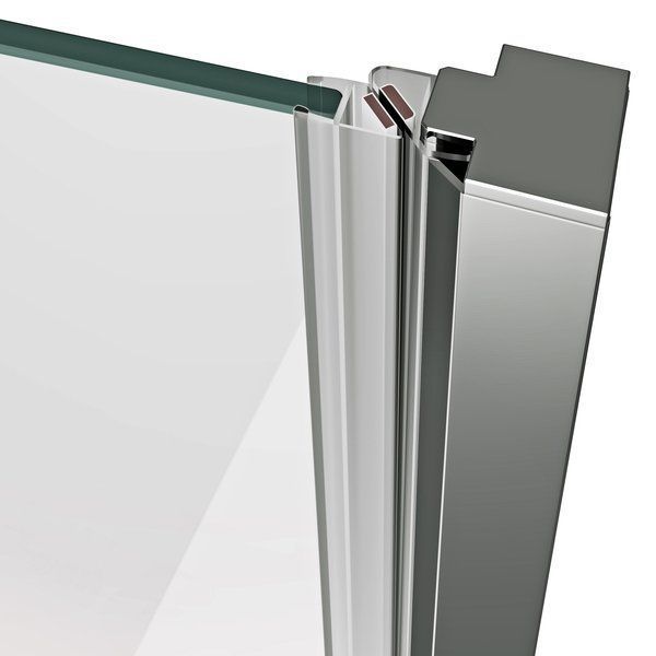 Душові двері Ravak COSD1-90 Білий матовий TRANSPARENT X0VV70E00Z1 фото