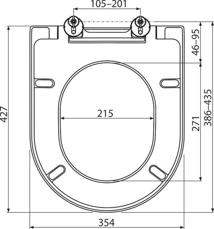 Ravak  WC Сидіння з кришкою Uni Chrome 02A white X01549 фото