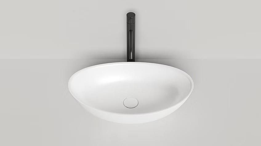 Умивальник глянцевий WGT STELLA 340х150х560 500132 фото
