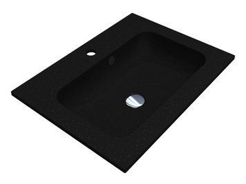 Умивальник DELLA 600 MIRASTONE BLACK SHINE Miraggio MG-UA-8813403 фото