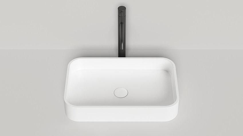 Умывальник глянцевый WGT CASA 01 345х100х545 500119 фото