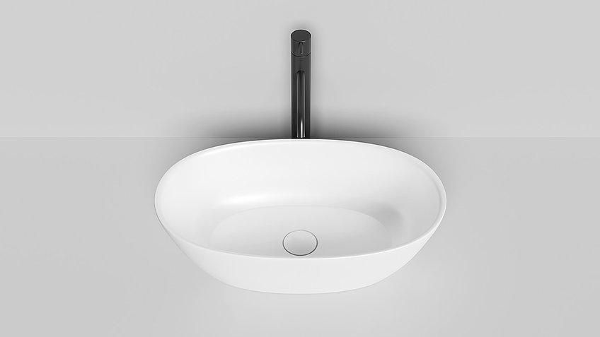 Умивальник глянцевий WGT DEA 335х150х560 500133 фото