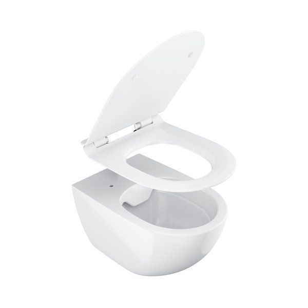 Ravak WC Сидіння з кришкою Vita Slim, Біле X01861 фото