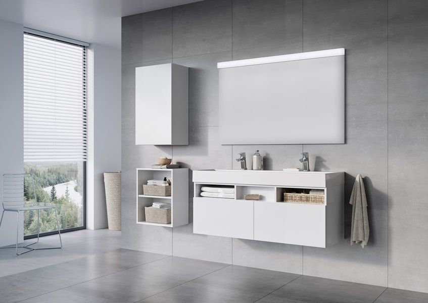 Умивальник Ravak NATURAL DUO 1200 Білий з отворами без переливу XJO01212000 фото