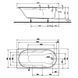 Ванна акриловая Kolo Laguna 160x75 см с ножками XWP0360000 фото 2