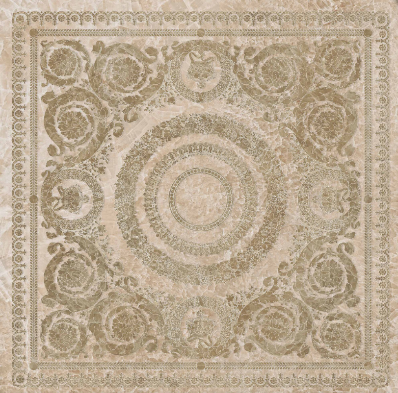 Керамограніт Versace Gemstone foul.miele lu3 r 120x120 PF60013144 фото