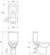 Унитаз-компакт Cersanit Carina 011 3/6 с крышкой дюропласт Soft Close UWZ-KO-53-CA011-1-3/6-W-O фото 3