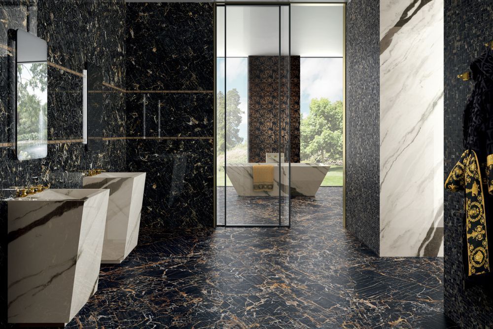 Керамограніт Versace Maximvs bl&g.mega. lux r 120x120 G67564 фото