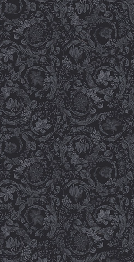 Керамограніт Versace Icons barocco gard.black ret 60x120 G28322 фото