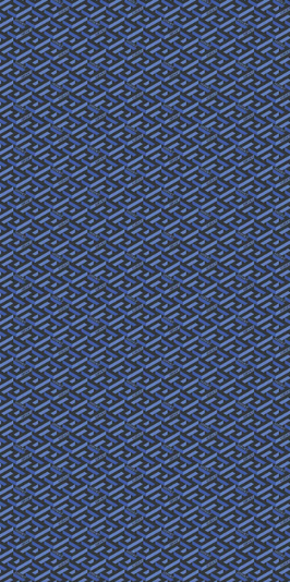 Керамограніт Versace Icons la greca midi blue ret 60x120 G28315 фото
