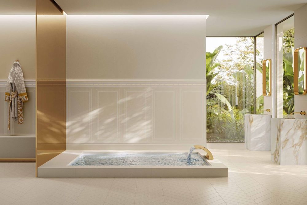 Керамограніт Versace La.gr.sign bois.cream na3 r60x120 PF60014140 фото