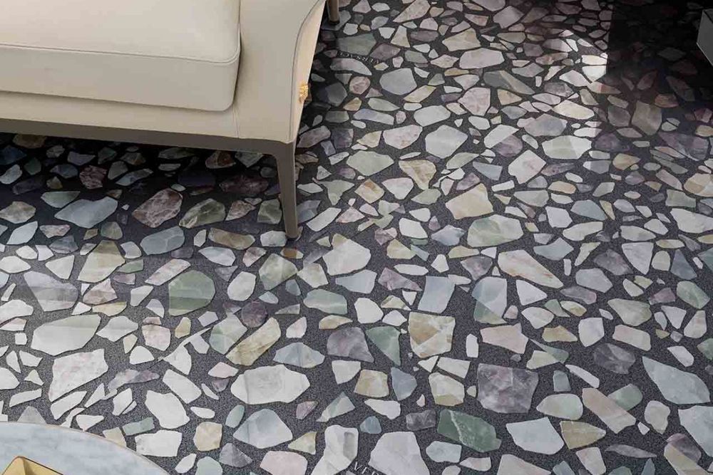 Керамограніт Versace Gemstone dar.shard lu3 r 120x120 PF60013146 фото
