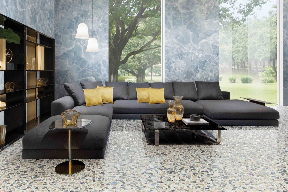 Керамогранит Versace Gemstone whi.shard lu3 r 120x120 PF60013145 фото