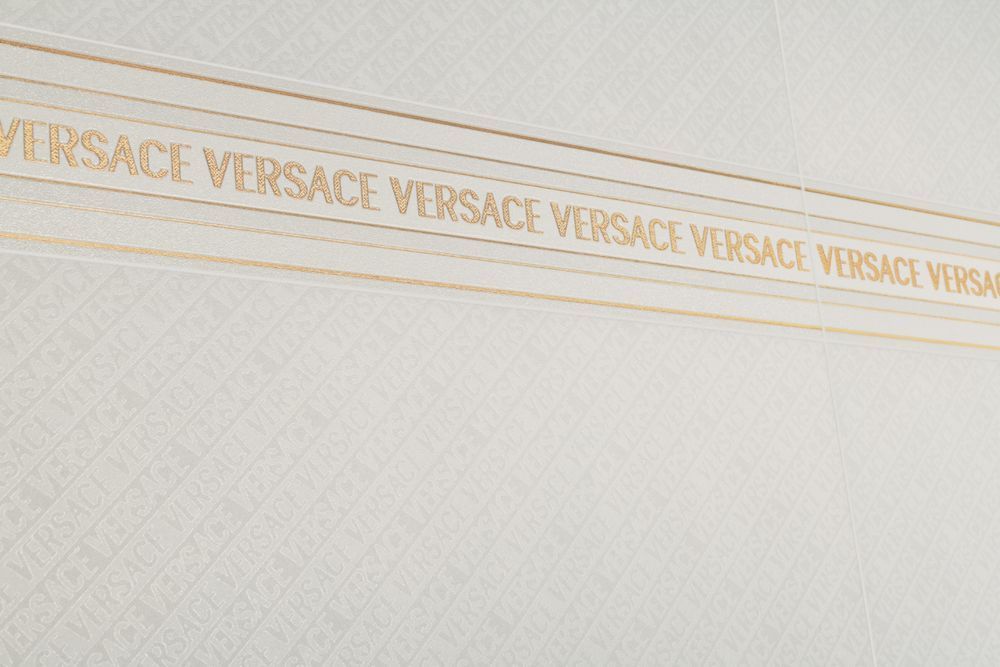 Керамограніт Versace Icons logo white ret 60x120 G28311 фото