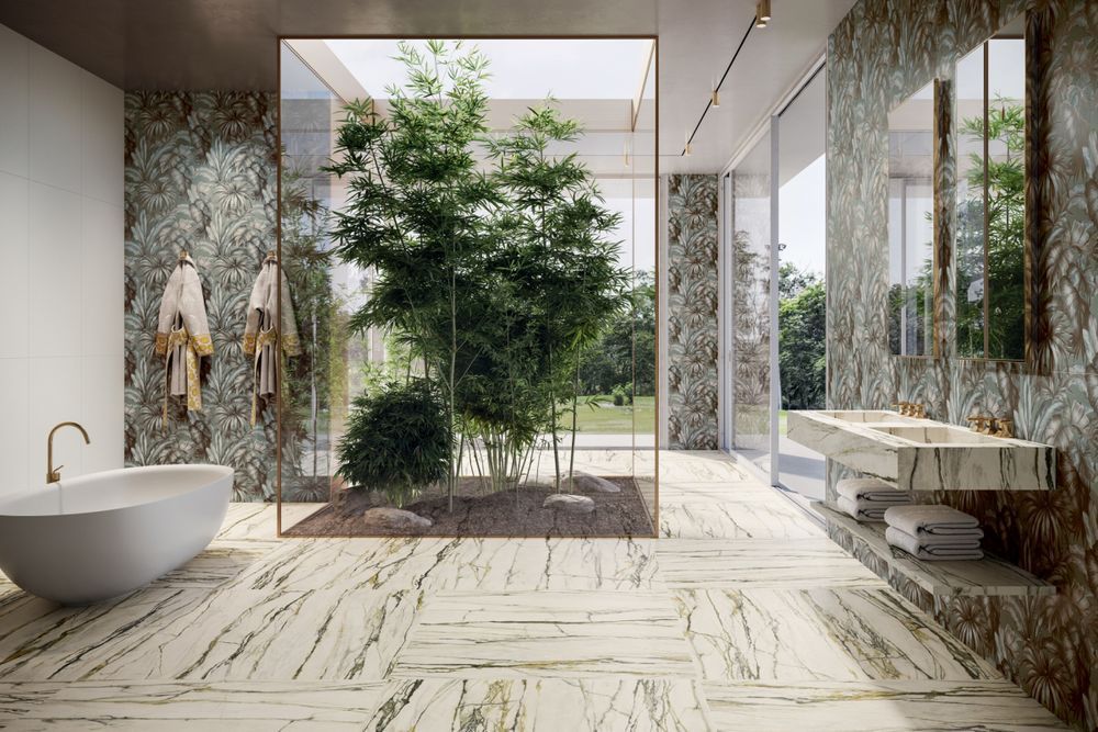 Керамогранит Versace Icons palm sag ret 60x120 G28324 фото