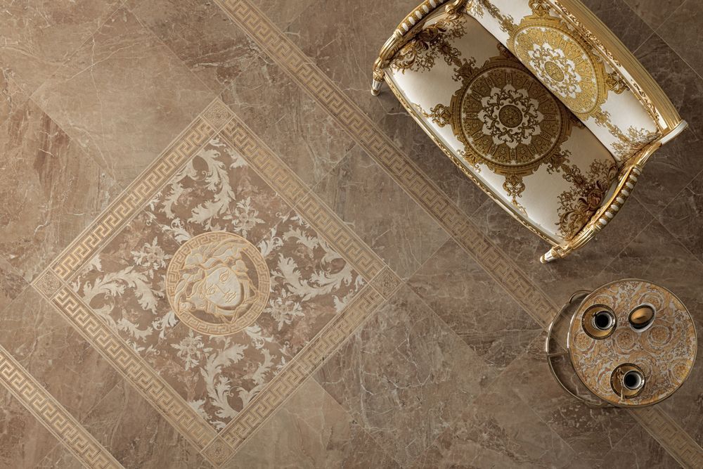 Керамогранит Versace Marble marrone on lap 19,5x58,5 G0240037 фото