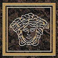 Керамограніт Versace Fir.med.lap moka/oro 9,8x9,8 G0047304 фото