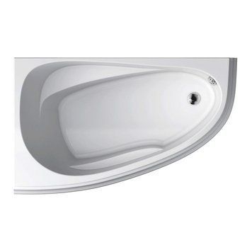 Ванна асиметрична Cersanit Joanna New 140x90 см ліва з ніжками S301-165 фото