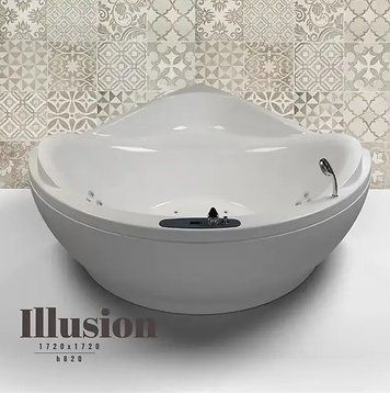 Гидромассажная ванна WGT Spa Illusion 173x173см BT-WGT-SPA-ILL-173 фото