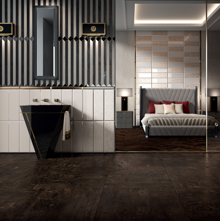 Керамограніт Versace Eterno patch.brown 80x80 G0263031 фото